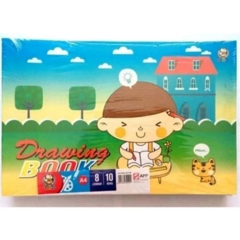 

Hot ( 10 Buku ) Buku Gambar Drawing Book A4 Dodo 8 Lembar Ryu-56