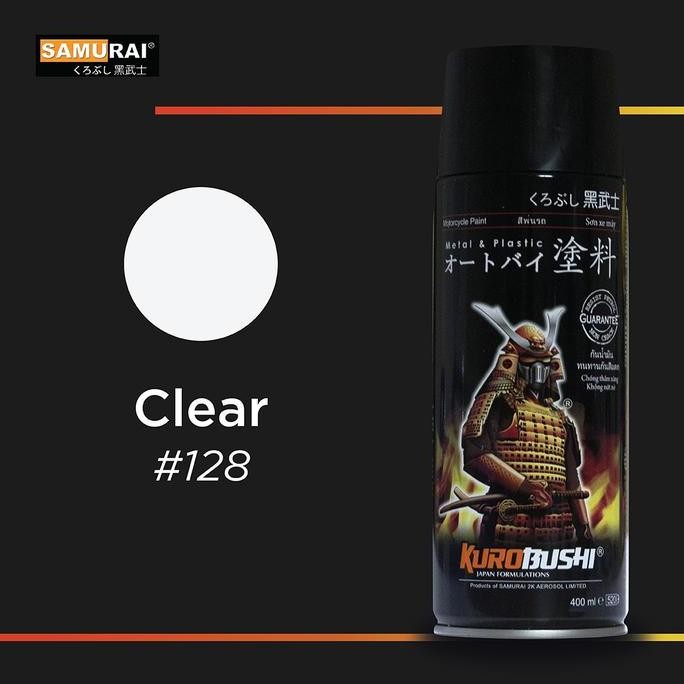 (CLEAR) 128 Clear - SAMURAI PAINT Cat semprot/Pilox/Aerosol