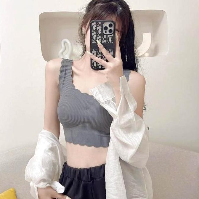 PROMO - Polini - Pakaian Dalam Sport Round Neck Busa bisa lepas pasang BH Sport 688