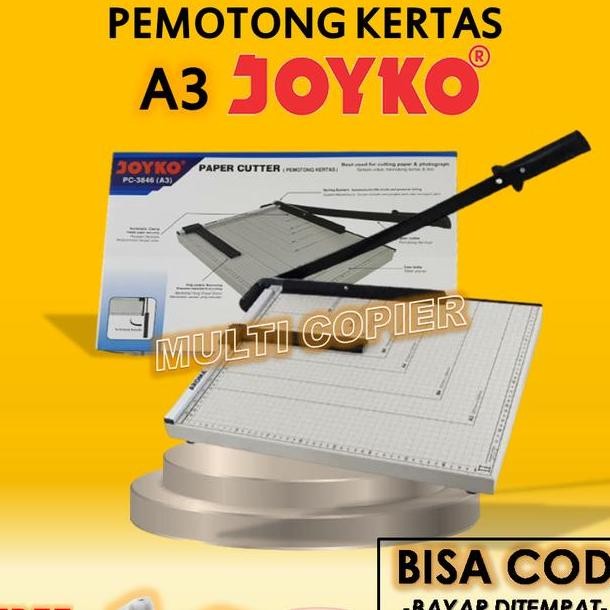 

Pemotong Kertas A3 Plus R Cutter Joyko Pc3846 Terlaris Ter