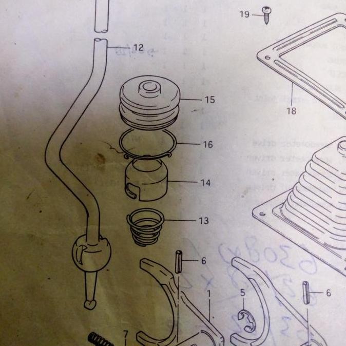 Tongkat TC Suzuki Jimny katana / sierra / samurai / caribian