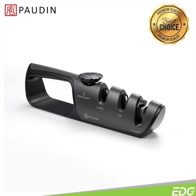 Paudin Pengasah Pisau KS1 3-Stage Adjustable Angle Knife Sharpener CO