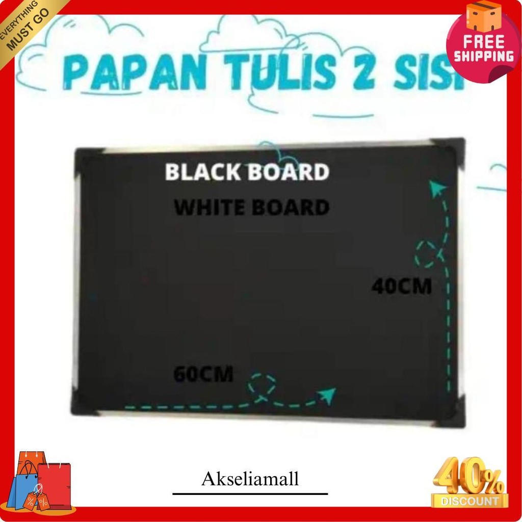 

Papan Tulis White Board 60 X 90 Free Pengemasan/Papan Tulis Magnet/Papan Tulis Serbaguna Original Produk