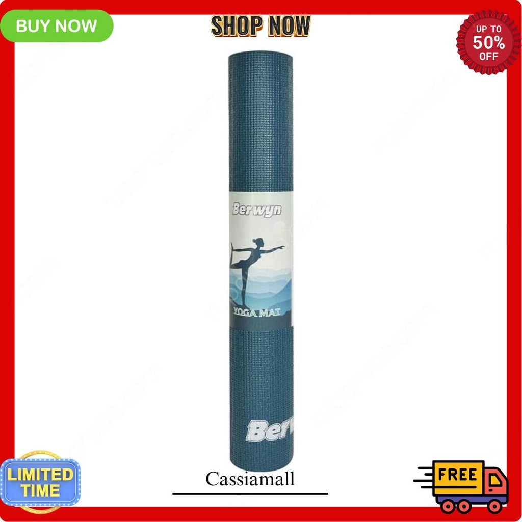 Matras Yoga Brewyn Single Layer Pvc/Yoga Mat/Matras Yoga/Matras Yoga Ace Hardware Original Produk