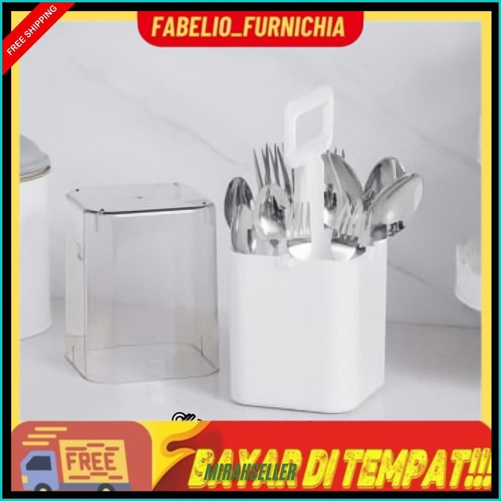 Krischef Tempat Perlatan Makan / Tempat Sendok Tempat Garpu Tempat Sumpit / Utensil Holder With Cove