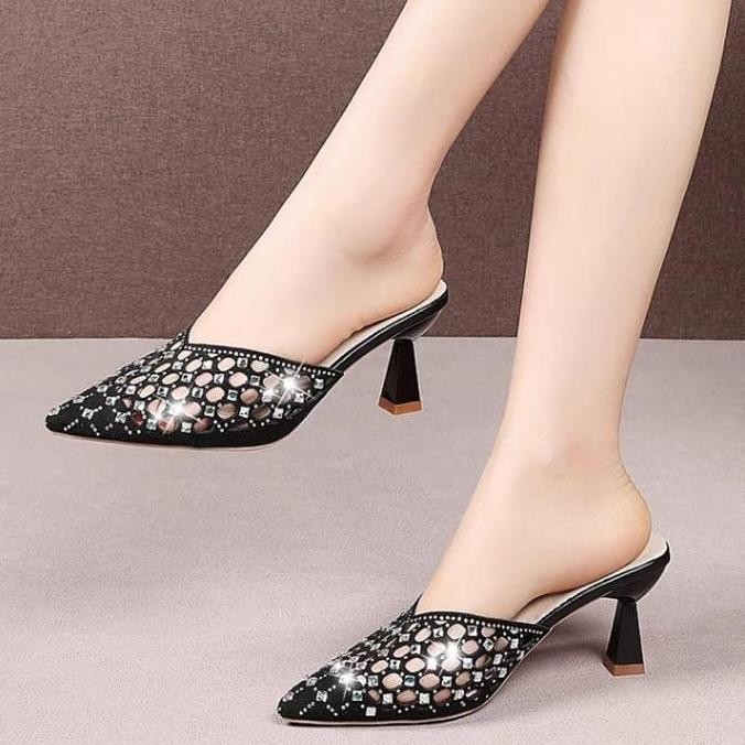 DF397>> Celine Heels Wanita 7 cm / Sepatu Wanita / Sandal Kondangan / Heels Seserahan / Pump Heels I