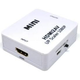 DA30 }} CONVERTER HDMI PS3 PS4 TO VIDEO AV RCA PORT LCD TV TABUNG MONITOR KE