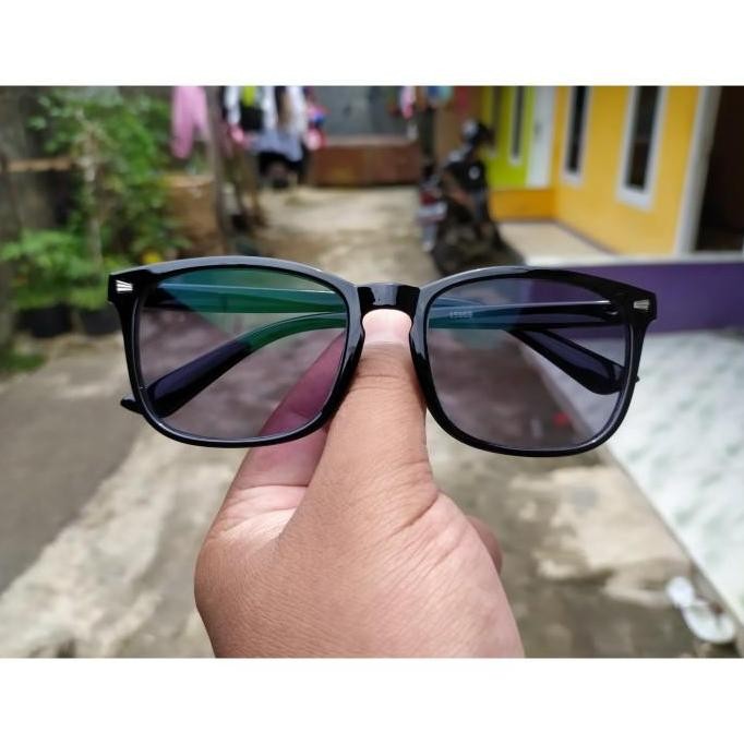 Kacamata blueray photocromic blue chromic pria wanita murah kotak