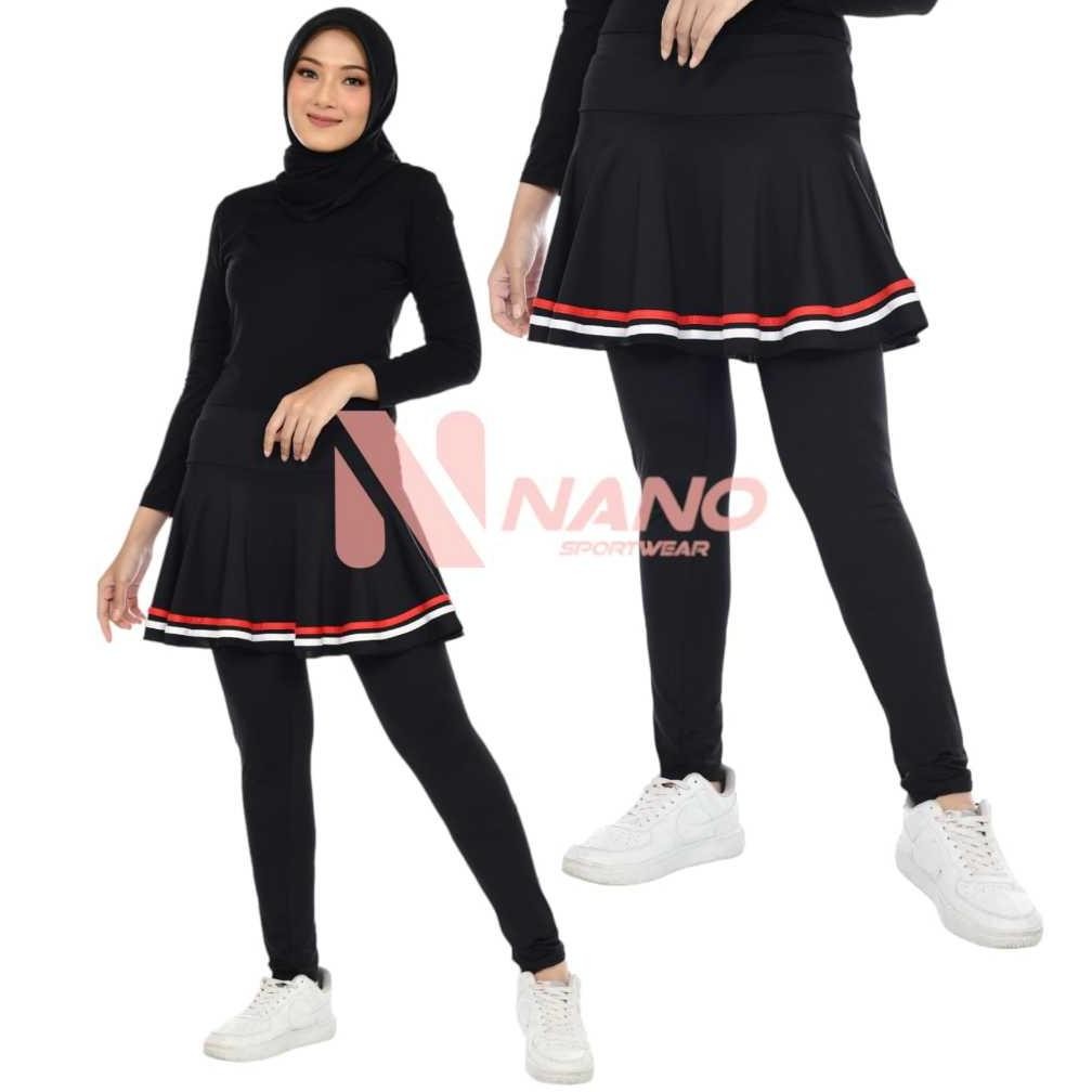 Ct_C1077 Nano Sport || Celana Olahraga Wanita  / Celana Rok Legging Asd-86
