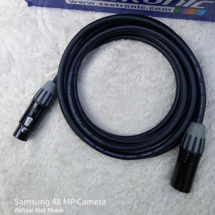 kabel mic mogami original Japan Jack Connector Gold Seetronic ori 3M MURAH
