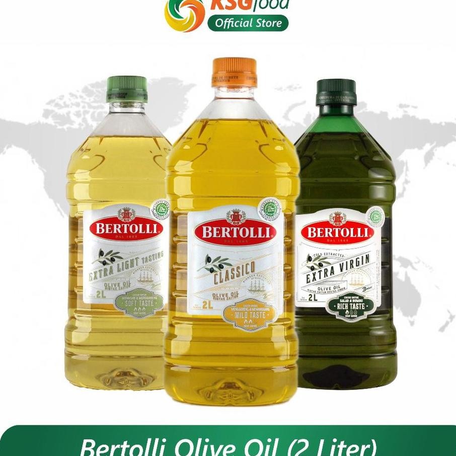 

Bertolli Minyak Zaitun O Oil Extra Lht Classico Extra Virgin 2L