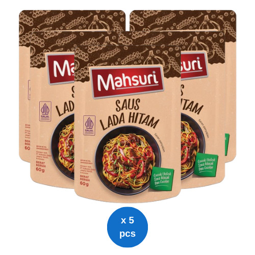 

Lee Kum Kee Black Pepper Sauce Mahsuri 60gr x 5 pcs