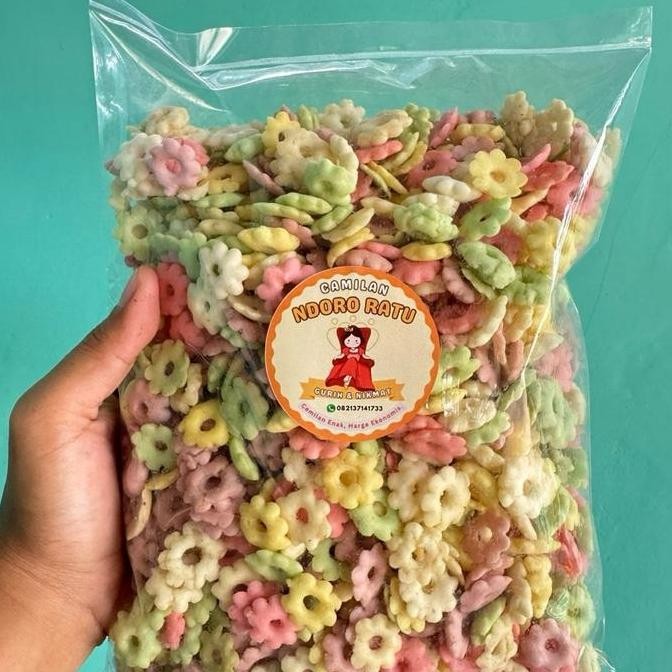 

JR26 Salome Kembang Warna Makanan Camilan Ringan Food