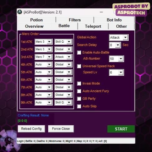 Bot Atlantica Online All Server
