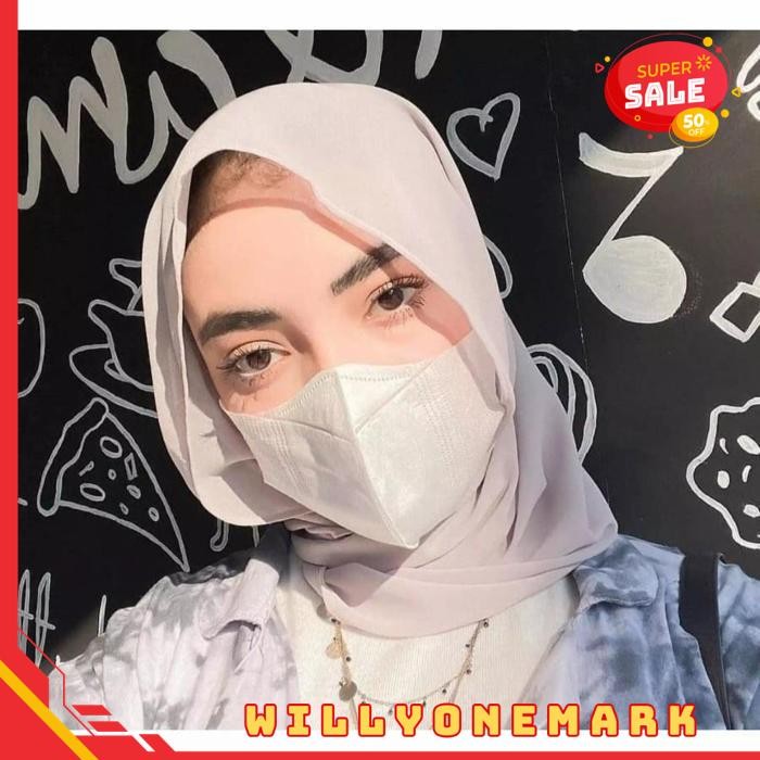 MASKER DUCKBILL 3PLY DEWASA ISI 50 ORLEE 3D FACE MASK EARLOOP KEMENKES DUCK BILL GARIS EMBOS ORLEE B