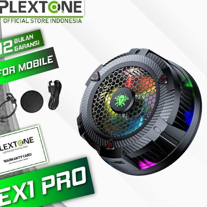 QC Plextone EX1 Pro Fan Cooler Semiconductor Magnetic Radiator with Original