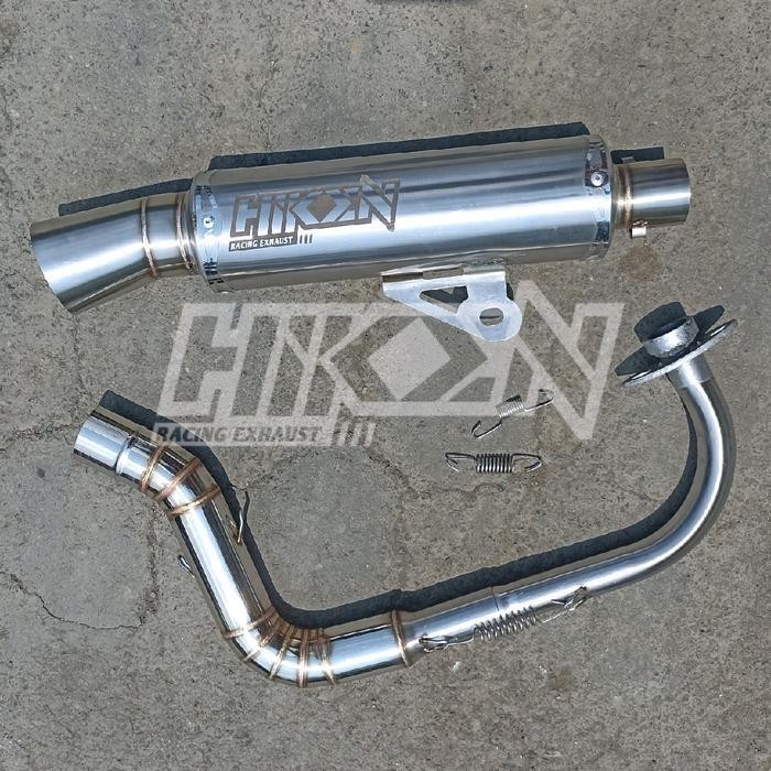 Ccs Knalpot Samlong Fullset Original Hiken Racing Exhaust + Knalpot Beat + Knalpot Vario + Knalpot M
