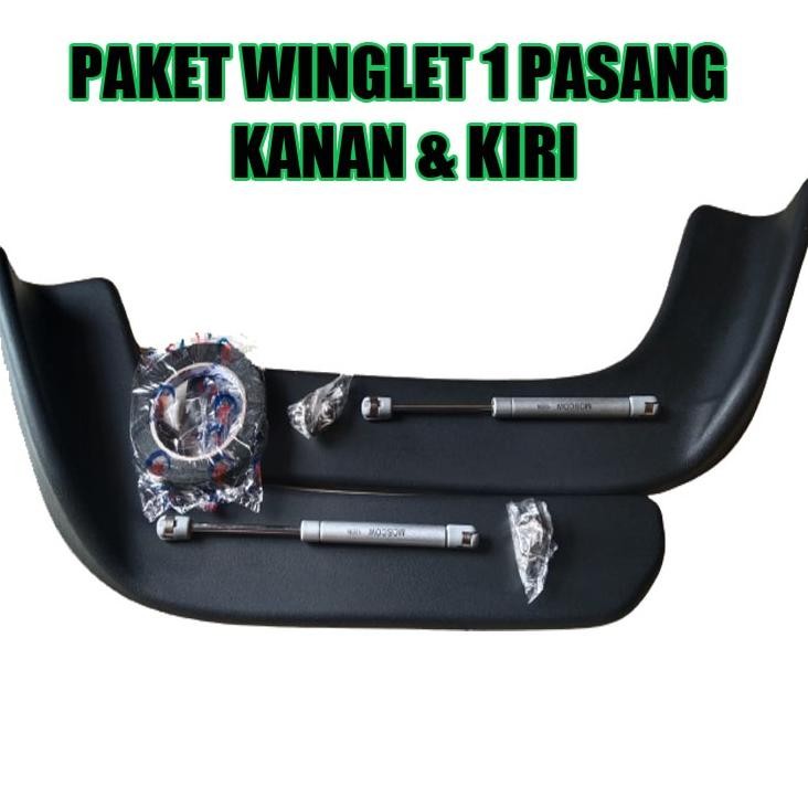 Paket Winglet Bumper Diffuser & Hidrolik Mobil, Truk, & Bus Universal