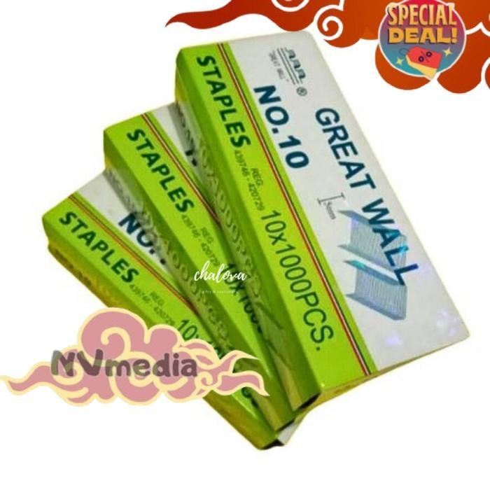 

Offer Discount [Slop] Isi Stapler No 10 Great Wall / Isi Staples Kecil No 10 Gw / Isi Jepretan / Isi Hekter Isi 10 Pcs