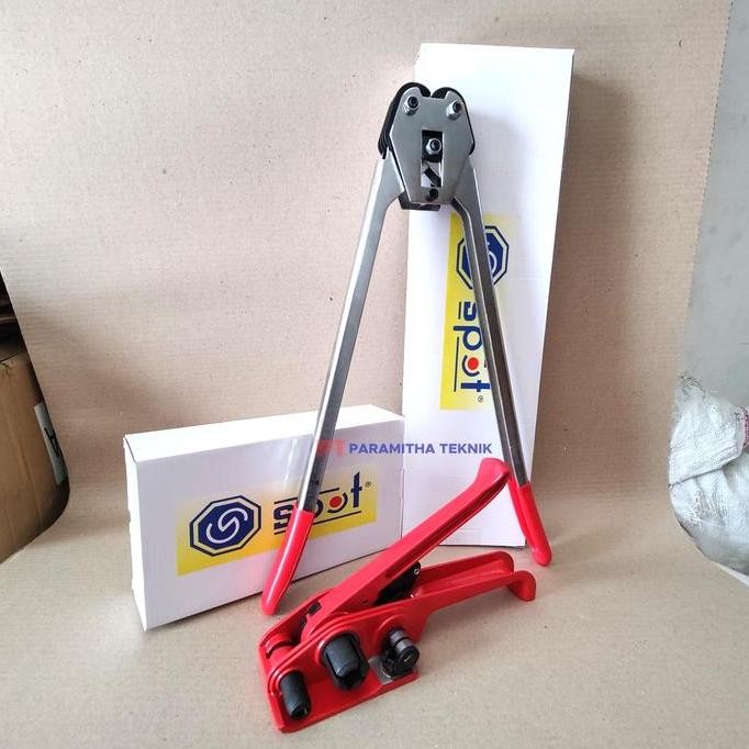 

Promo Alat packing manual set mesin straping band tali klem pengikat kardus COD