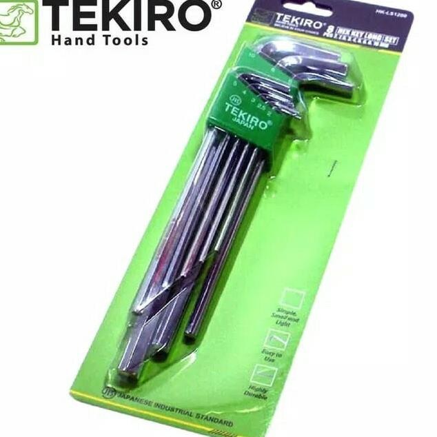 Kunci L Set Panjang Tekiro 8 Pcs Kunci Set L Panjang