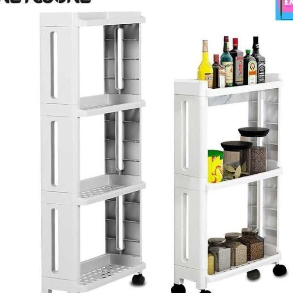Rak Dapur El Troli Lipat 3 4 Susun Kitchen Storage Ra