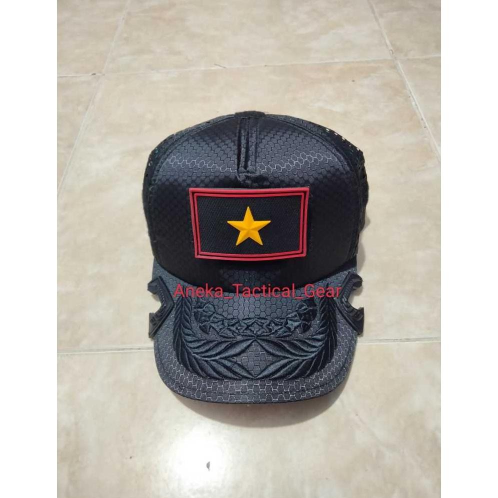 Topi Bordir Pati Polri/Topi Bordir Timbul/Topi laser