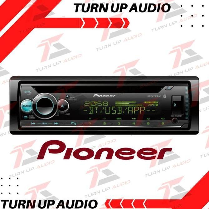* Head Unit Tape Mobil Single Din Dvd Pioneer Deh-S5250Bt Usb Bluetooth *