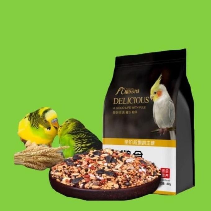 Delicious Parrot Food Makanan Burung Parkit Australia Falk Cocktail