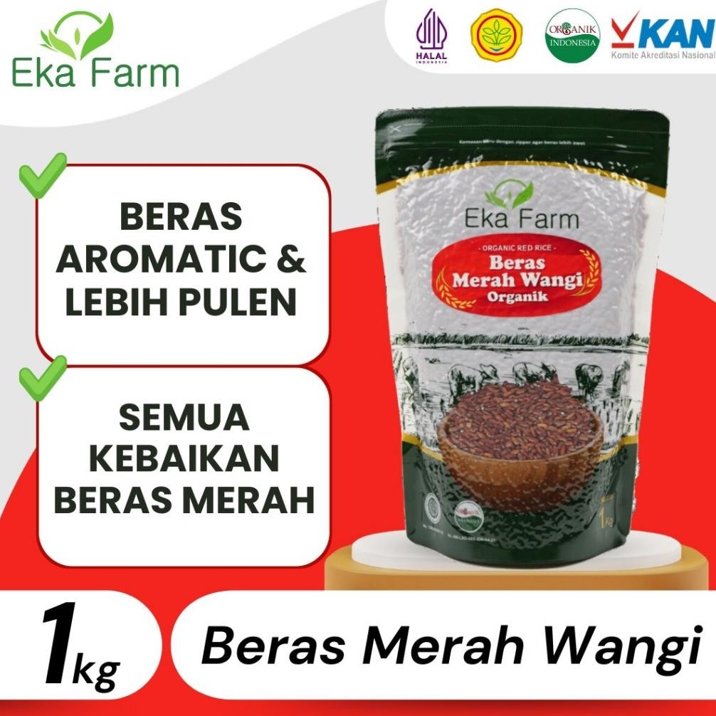 

Beras Merah Wangi Organik 1Kg - Eka Farm