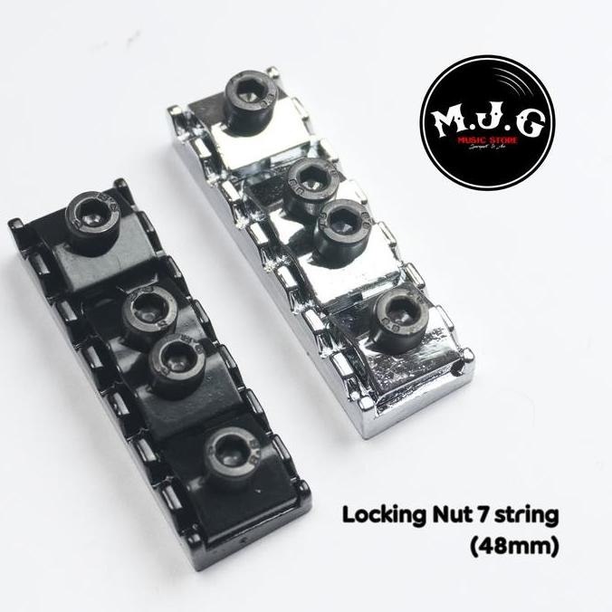 locking nut gitar elektrik 7 string senar tremolo updown sejenis floydrose floyd rose dll