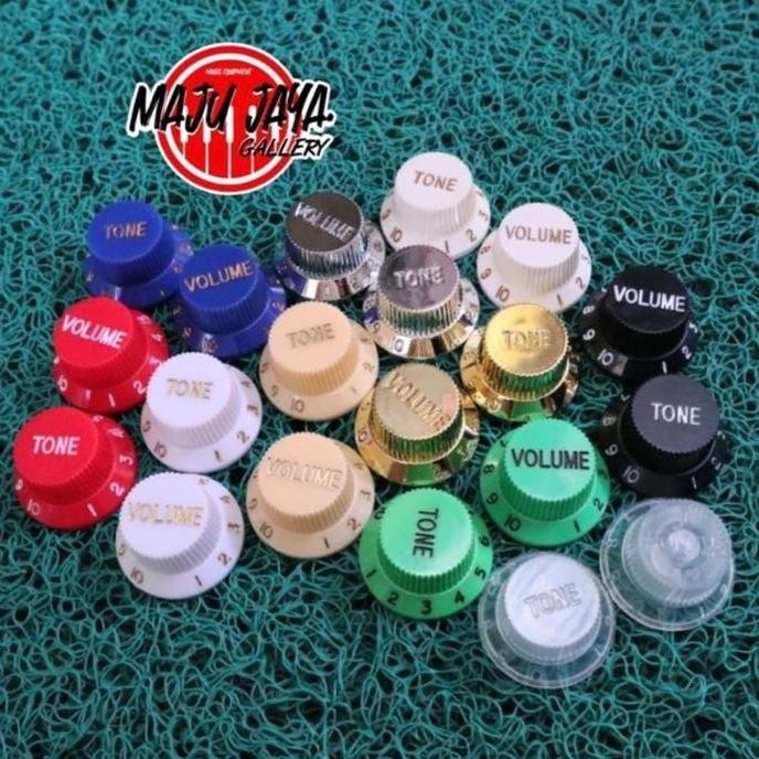 knob tutup cover potensio potentiometer gitar stratocaster volume tone fender