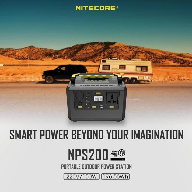 TERBARU - Portable Outdoor Power Station NITECORE NPS 200