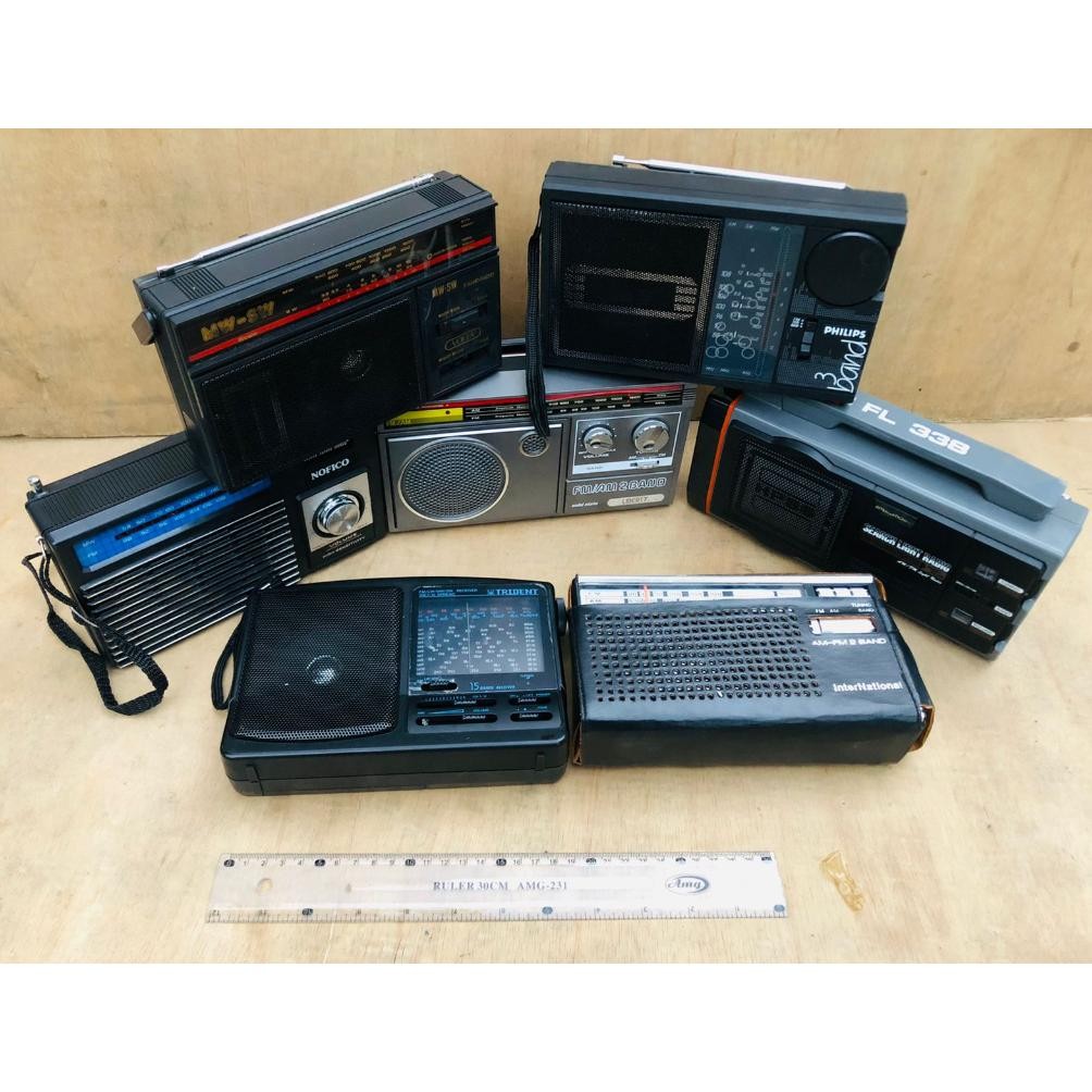 CUCI GUDANG RADIO JADUL MINI COMPO RADIO ANTIK ORI JADUL PEMBUATAN TAHUN 90HAN UK MEDIUM DIAMETER 20