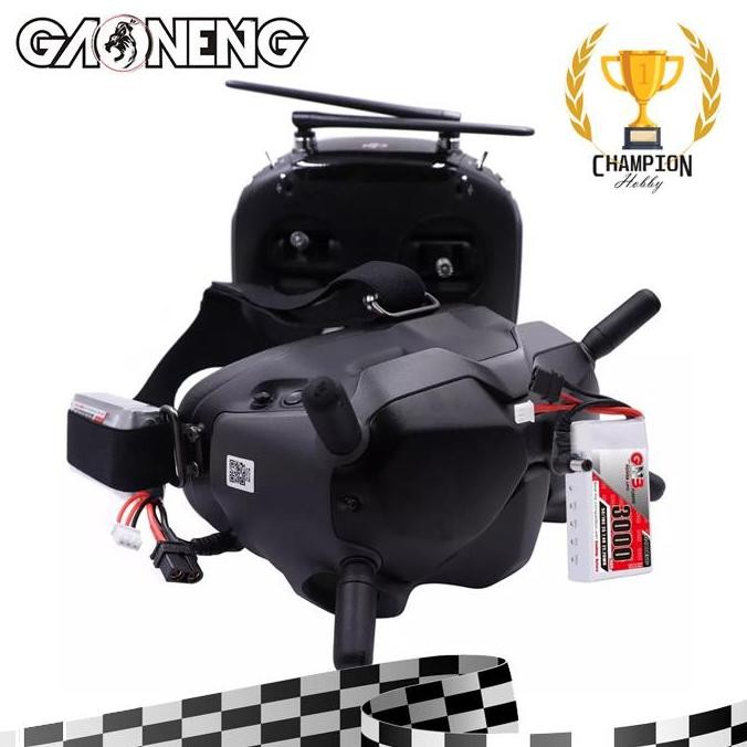 GAONENG battery 3000 mah lipo 2S 7.4V 5C 10C DJI goggles baterai li-po