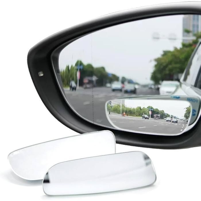 NZG Kaca Spion Oval  Blind Spot Wide Angle Cembung 2 PCS Mobil Motor Sepeda Truck Bus Tambahan
