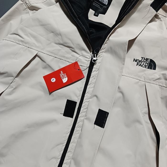 OGO Jacket Gunung Waterproof TNF Goretex Premium Cream unisex