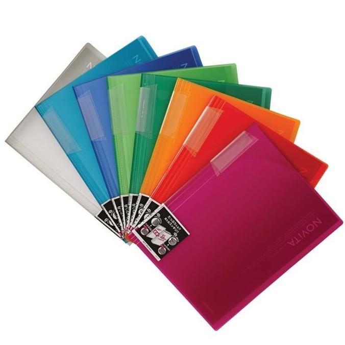 

NEW - CLEAR HOLDER NOVITA yang BISA MEMBESAR/EXPENDABLE!!! A4 20Pocket