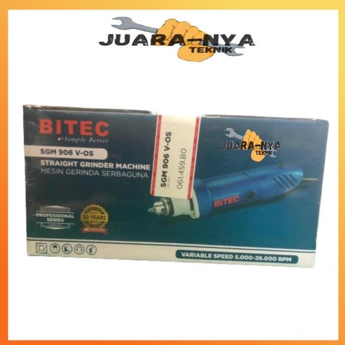BITEC SGM 906 Straight Grinder Machine / Mini Die Grinder Lurus / Bosch / Mesin Gerinda Serbaguna