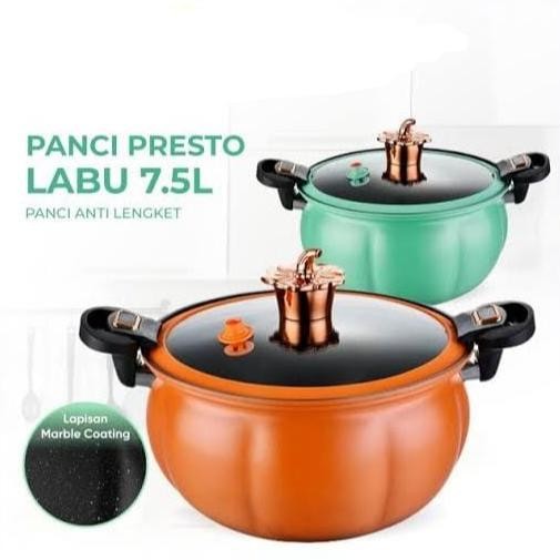 Panci Presto  Labu Besar Ukuran 7.5 Liter