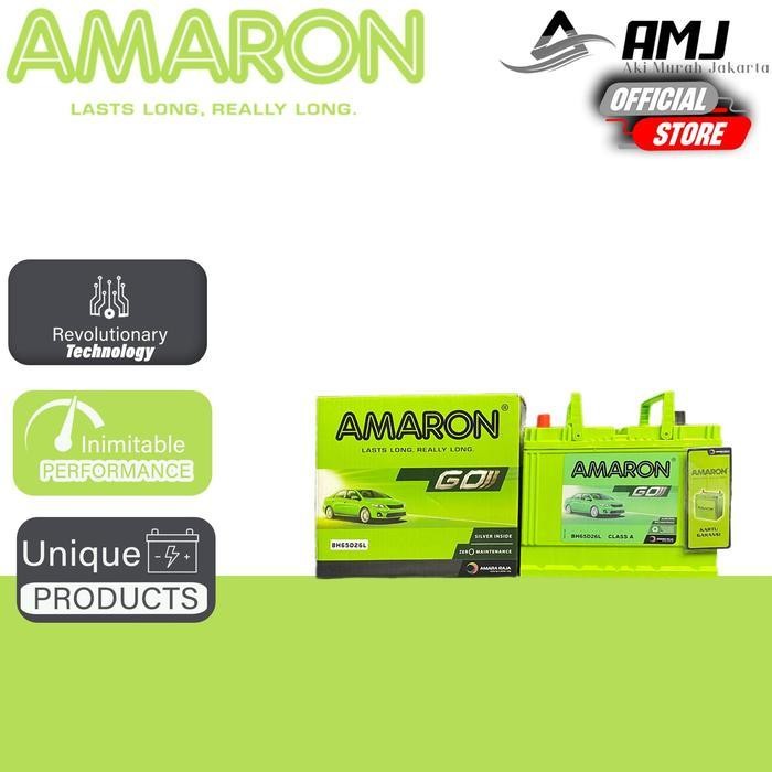 Amaron GO Aki Mobil Hyundai Trajet NS70L / 65D26L - 65Ah Aki Kering