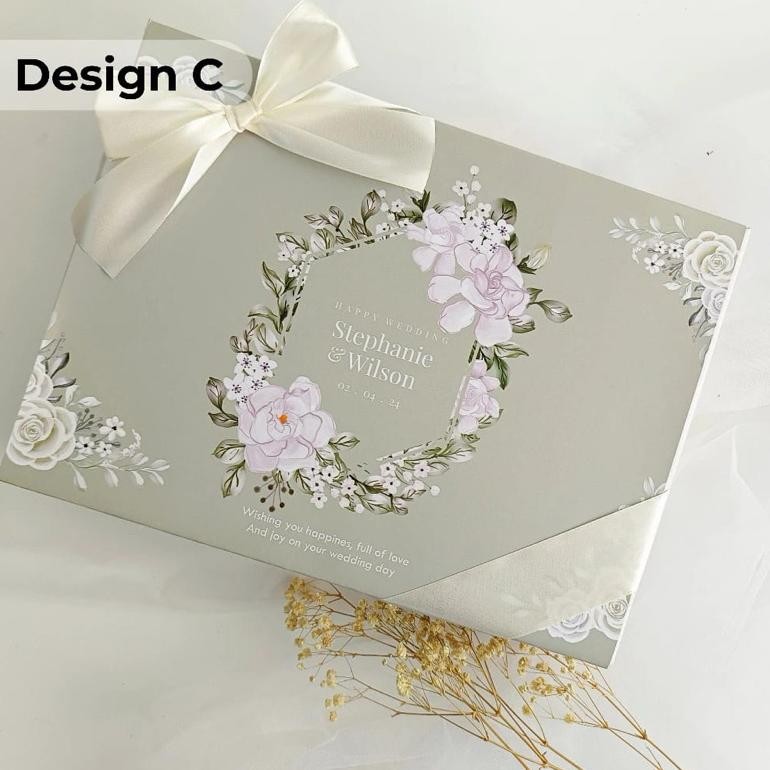 Hampers Handuk Couple Pasangan Gift Set Box Handuk Hampers Wedding Pernikahan Wedding Gift