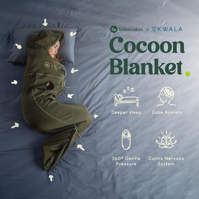 Cocoon Blanket - Premium Hooded Adult Swaddles/Bedong Dewasa BS