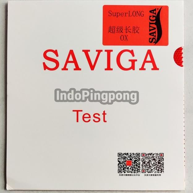 TERMURAH - Dawei Saviga Test Super Long OX - King of Long Pips Bintik Bertahan