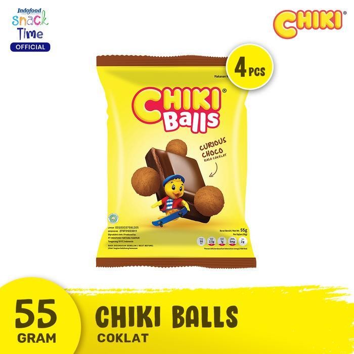 

SNS Chiki Ball Coklat 55 Gr - 4 Pcs