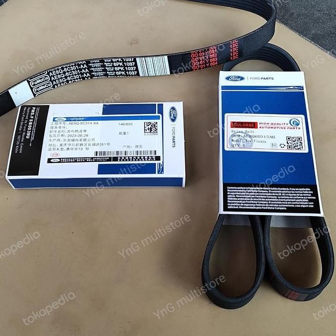 TERMURAH - Fan belt Ford Fiesta | Drive belt Ford Fiesta | V-belt Ford Fiesta