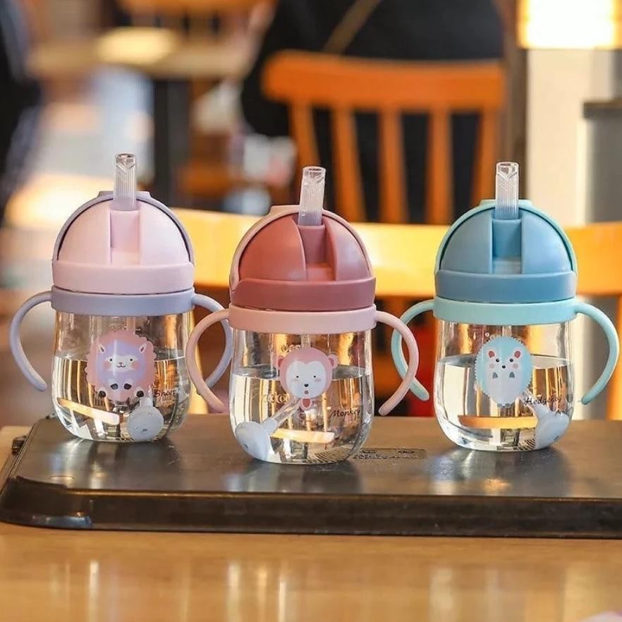Model Baru H-332 Botol Minum Anak Lucu - Botol Minum Lucu - Botol Minum Bayi Gelas Anak Balita Train