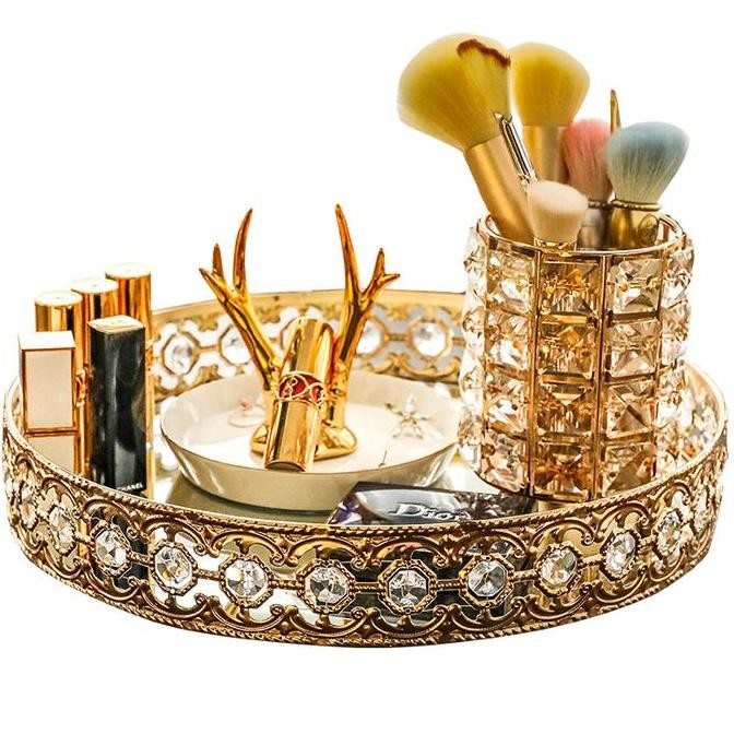 COD Nampan Penyimpanan Kosmetik Minimalis Minimalis Nampan-Penyimpanan Kosmetik Kue Pernikahan Roti 