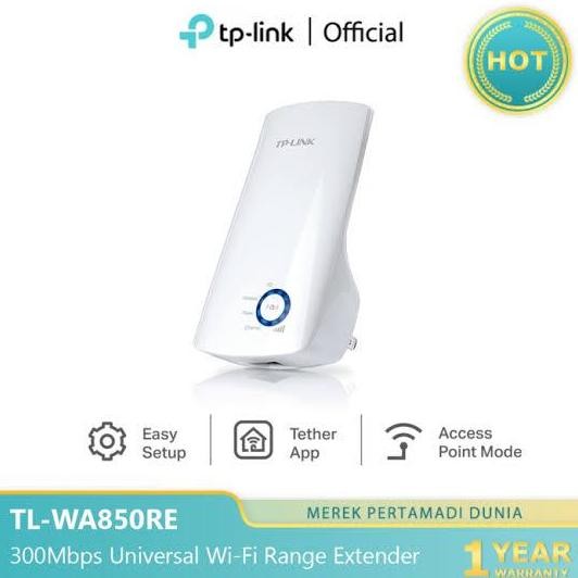 TERBARU - TP Link WA850RE WiFi Range Extender TL-WA850RE WiFi Extension