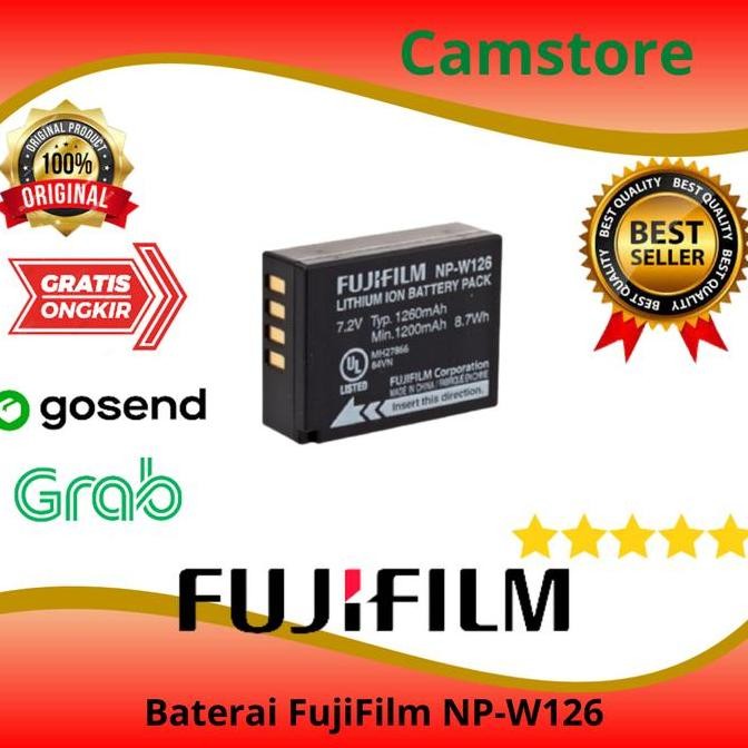 Baterai FujiFilm NP-W126 For Fuji XA3/XA5/XA7/XT10/XT20/XT30/XT100